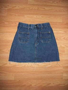 Classic Blue Denim Mini Skirt